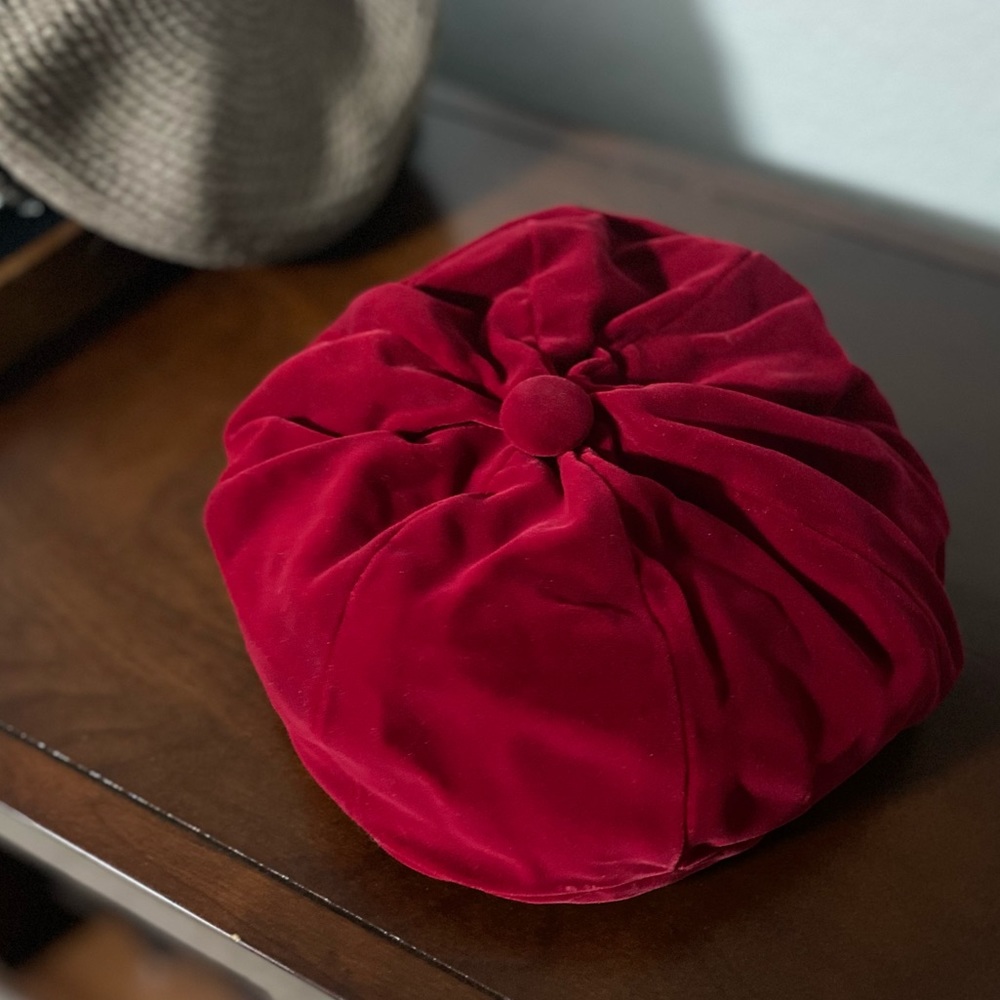 Madcaps Vintage 50s/60s Red Beret Hat